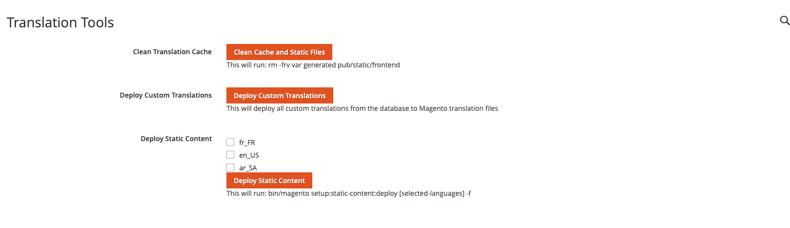 Translation Tools Interface